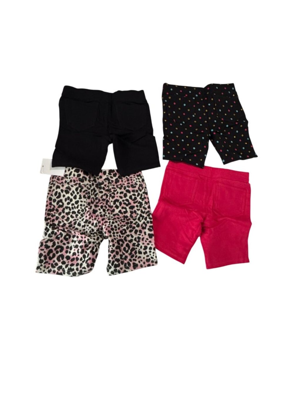 Vigoss 3-Piece Girls Set: Grey T-Shirt Rainbow Tank & Denim Overall Shorts Size - Picture 7 of 10